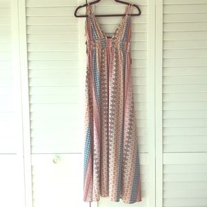 Lulus flowy colorful dress